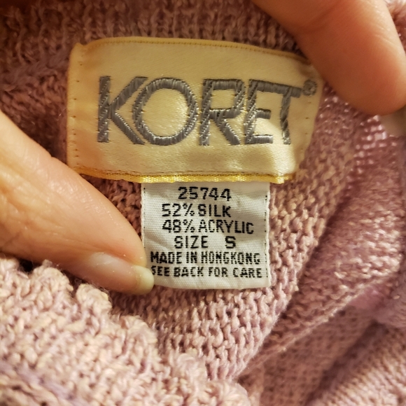 Koret size Small lavender sweater - Picture 3 of 4